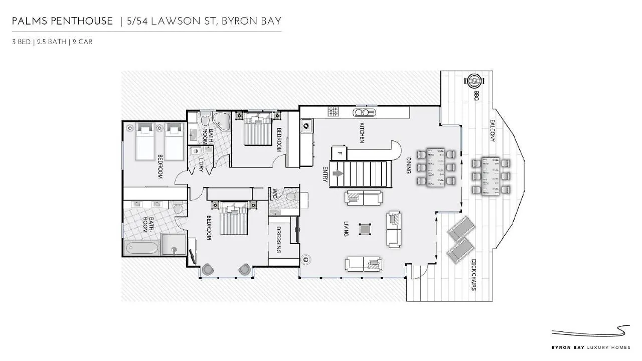 Palms Penthouse Villa Byron Bay Holiday home